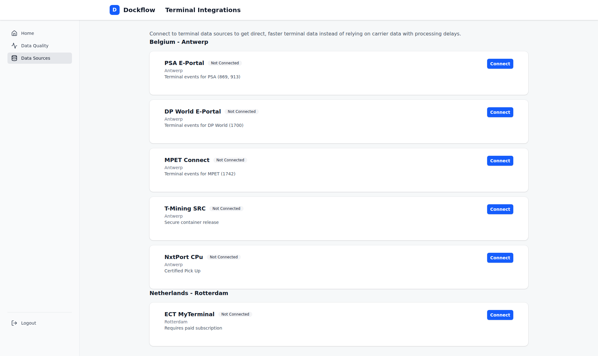 Data Sources Overview